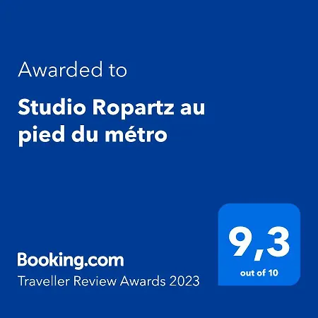 Ropartz Au Pied Du Metro Apartment Rennes